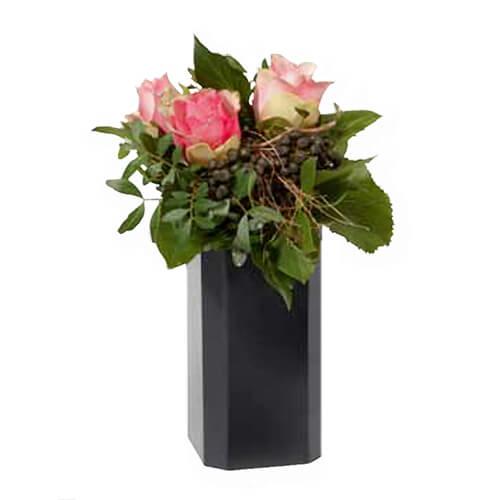 Blumenvase aus Bronze als Grabschmuck - Kosa