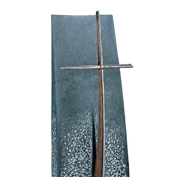 Grabmal Doppelgrab mit Bronze Grabkreuz - Ophir