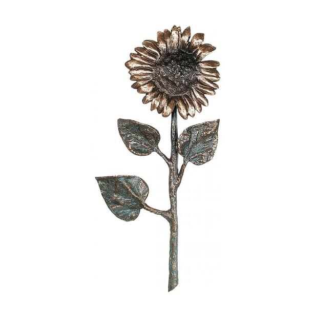 Klassische Sonnenblume aus Bronze - Sonnenblume