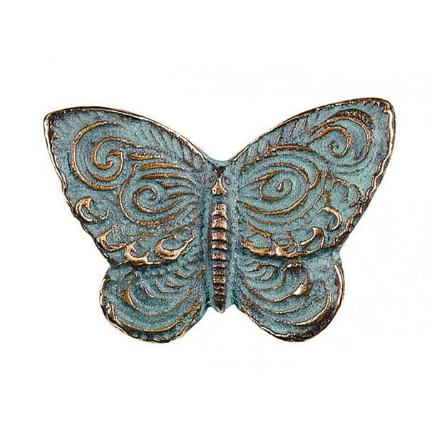 Stilvoller Bronze Grabfigur Schmetterling - Schmetterling Kun
