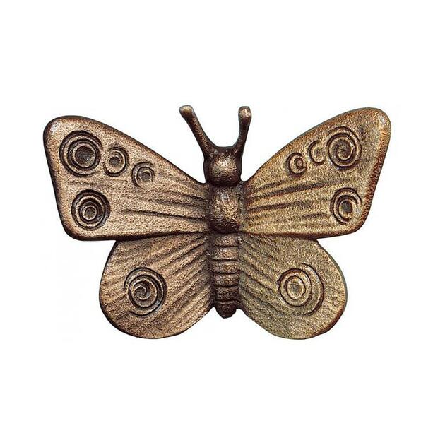 Stilvoller Schmetterling aus Bronze/Alu - Schmetterling Bea