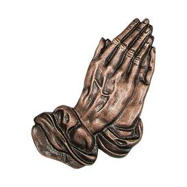 Hände aus Bronze als Ornament für Grabsteine - Betende...