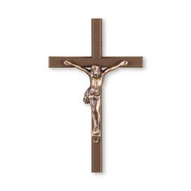 Christusfigur am Kreuz aus Bronze oder Aluminium - Jesus...