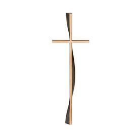 Modernes Bronzekreuz fr Grabsteine - stehend - Kreuz Tydfil
