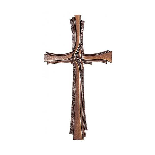 Grabkreuz als Ornament aus Bronze oder Aluminium - Kreuz Stilla