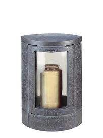 Moderne Grablampe f�r Urnengrab / braun - Chiesa