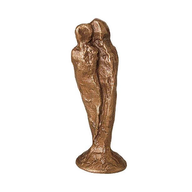 Kleine Bronzefigur als Erinnerung vom Knstler - Erinnerungselement / Bronze braun