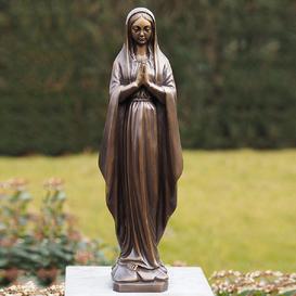 Betende Madonna als stehende Bronze Grabfigur - Madonna...