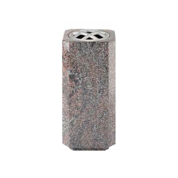 Granit Grabvase mit Blumenverteiler - Ayoka