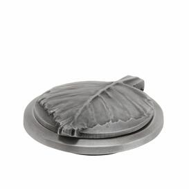 Vasenring mit einzigartigem Blatt-Ornament aus Bronze oder Aluminium - Amelia / Aluminium