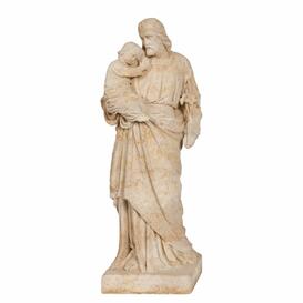 Ausdrucksvolle Steinguss Statue fr Ruhesttten - Mann...