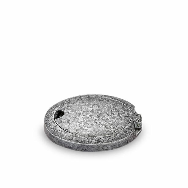 Hochwertiger Metall Vasenring mit Vogel im Deckel - Albana