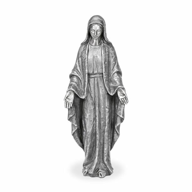 Madonna mit ausgebreiteten Hnden - Grabfigur aus Bronze oder Aluminium - Madonna Evigila