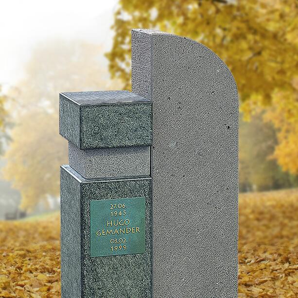 Zweiteiliges Urnengrabmal in Muschelkalk & Granit - Ramo