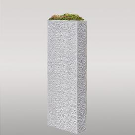 Modernes Urnengrabmal mit oberseitiger Bepflanzung -...