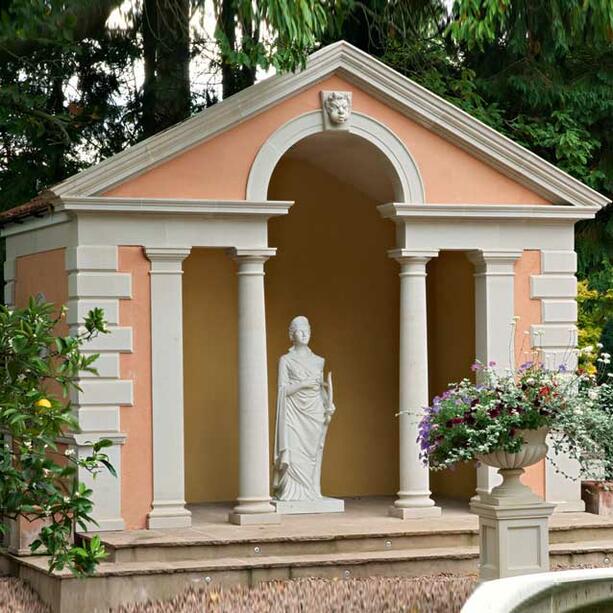 Stein Pavillon im venizianischen Stil - geschlossen mit Sulenfront - Commodus