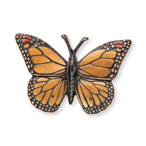 Bronze Schmetterling zur Grabgestaltung - lebensgro - Monarchfalter Tippo