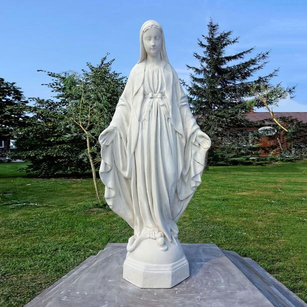 Wetterbestndige Madonnen Skulptur aus Steinguss - Maria Gentila