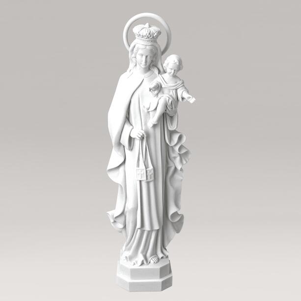 Statue Maria mit Kind aus Marmorguss - Madonna Lepidus