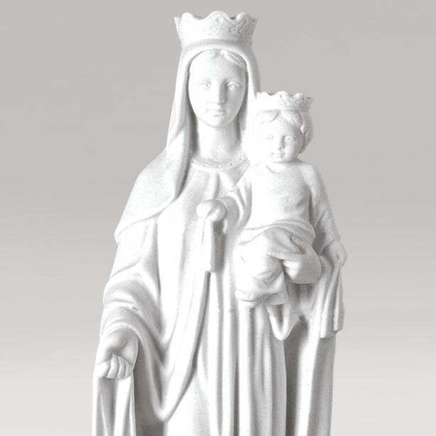Marmorguss Skulptur Madonna mit Kind - Madonna Lumina
