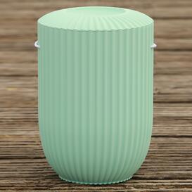 Schlichte Bio-Urne mit 3D-Struktur mintgr�n - Menta