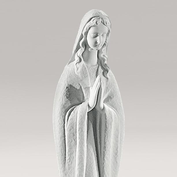 Betende Maria Marmorguss Skulptur - Maria Crossa