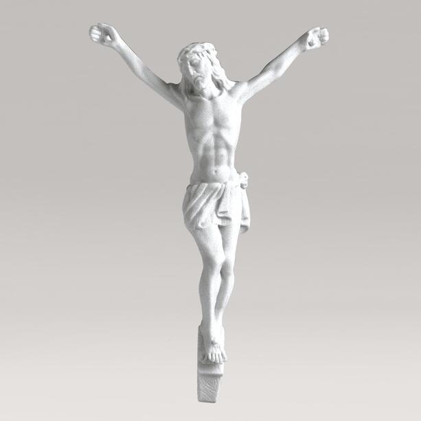 Gekreuzigter Jesus Marmorguss Figur - Christus Redemptor
