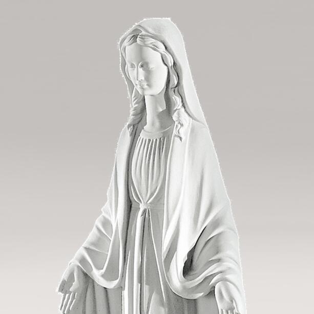 Marmorguss Figur segnende Madonna - Madonna Secura