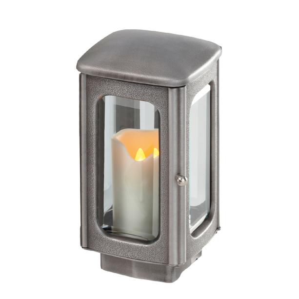Klassische Grablaterne online kaufen - Luise / Aluminium