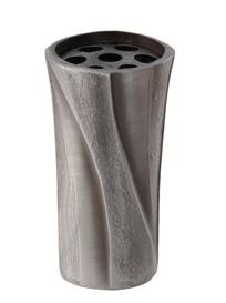 Runde Friedhofsvase klassisch - Emdes / Aluminium