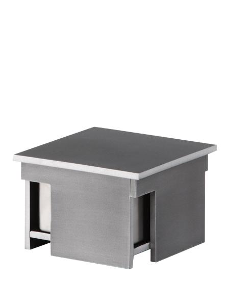 Aluminium Weihwasserkessel modern - Natan / Grau