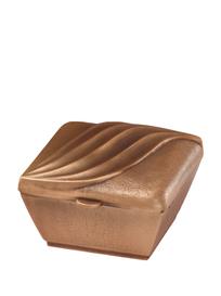 Sch�nes verziertes Weihwassergef�� - Tonalis / Bronze