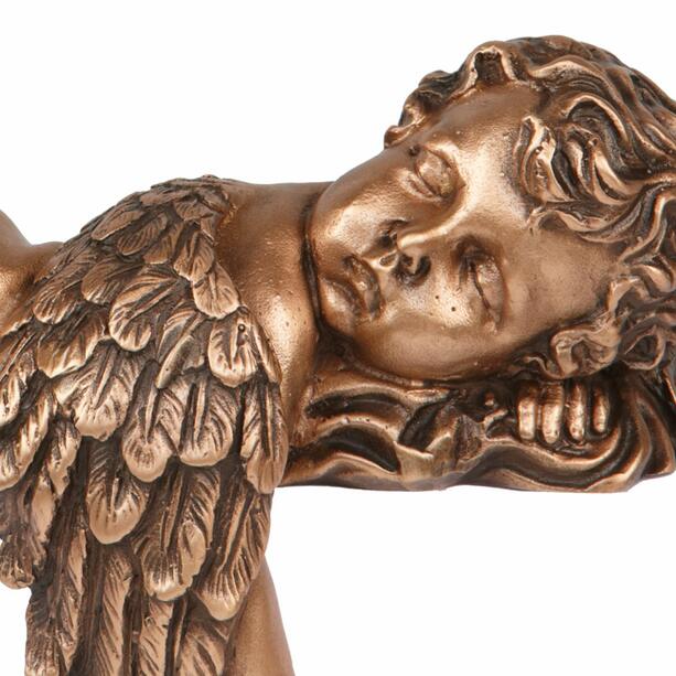 Schlafender Engel Figur Bronze - Engel Parcival