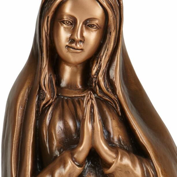 Madonna Heiligenfigur aus Bronze - Maria Virgo