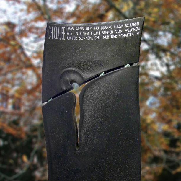 Doppelgrab Grabmal Granit Bildhauer Design - Modene