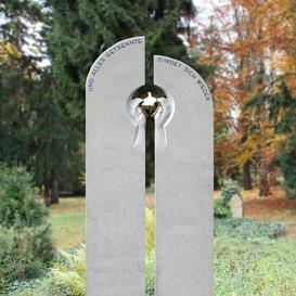 Grabdenkmal Einzelgrab mit Hnden & Kugel - Minerve