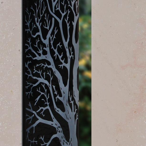 Urnenstein moderne Gestaltung mit Baum - Bovino