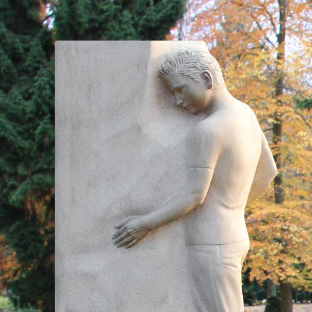 Individueller Urnengrabstein mit Skulptur - Memoria