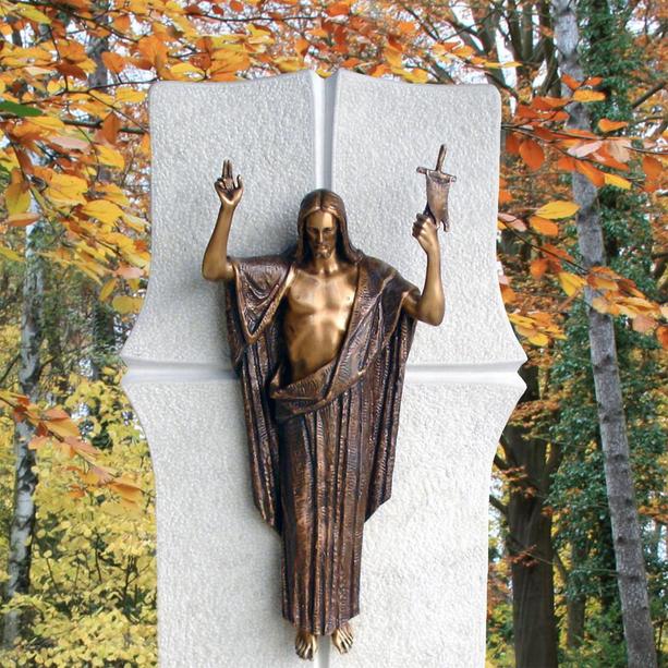 Grabstein Bildhauer Bronze Statue Christus - Ettore