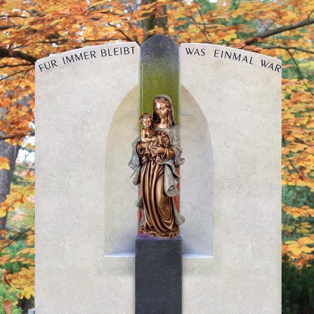 Doppelgrabmal Maria mit Kind Skulptur - Mea Domina