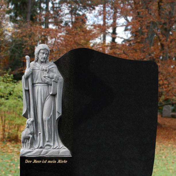 Doppelgrabmal mit Jesus Christus Statue  - Unico