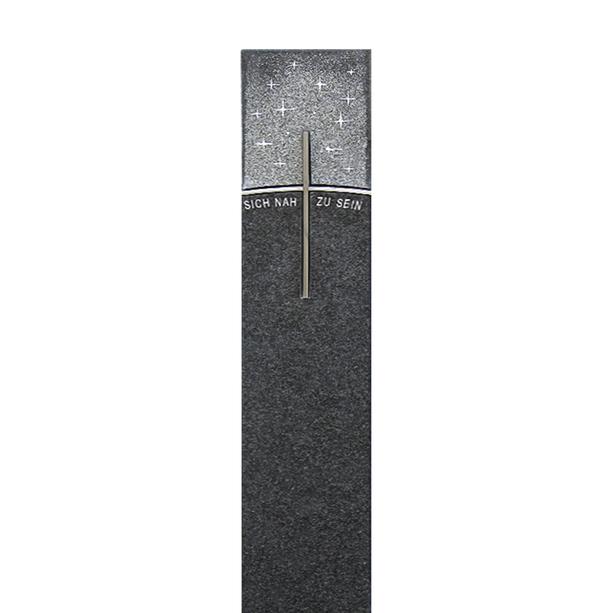 Grabmal Doppelgrab moderne Swarovski Muster - Mira