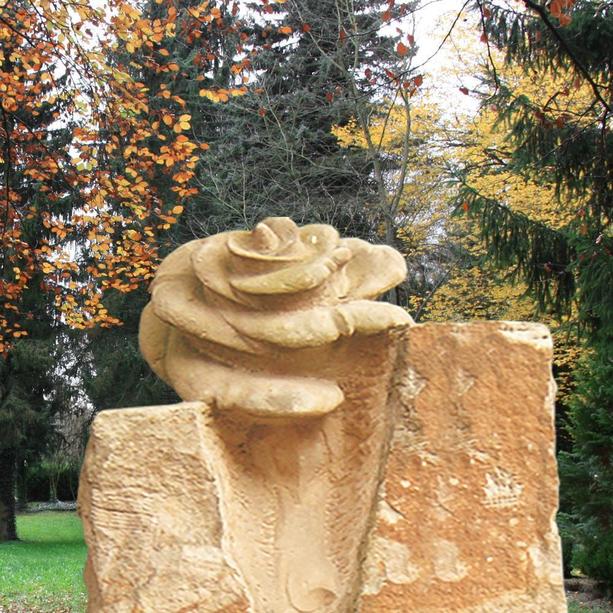Sandstein Stele für Doppelgrab online kaufen - Casina