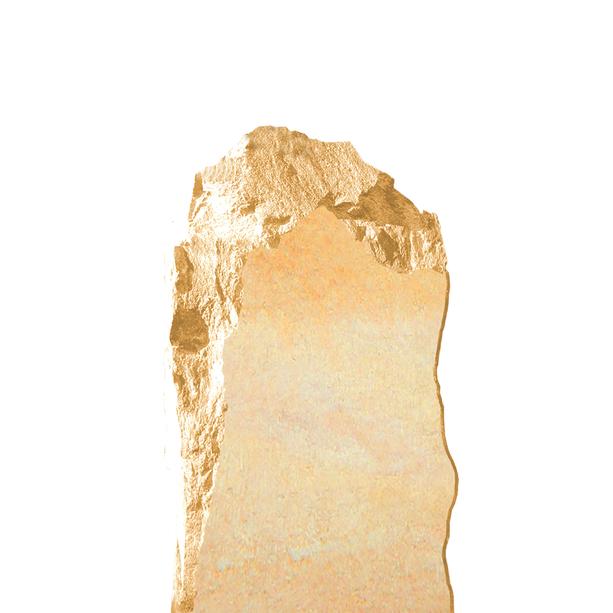 Familiengrabstein schlicht Felsen Sandstein - Savona