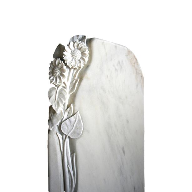 Grabmal Familiengrab Marmor mit Blume - Florenzia