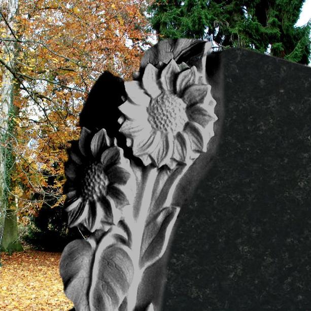 Urnengrab Gedenkstein mit Sonnenblume - Florenzia