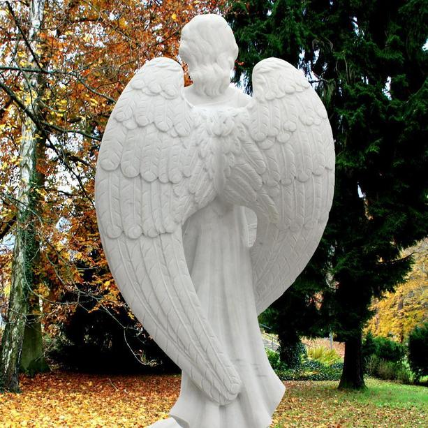 Großer Grabstein mit Engel Statue - Fortuna