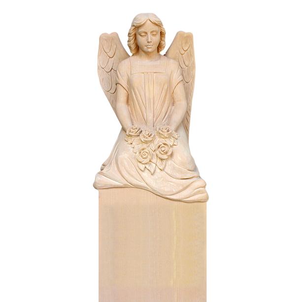 Familiengrab Engel Statue Naturstein - Seduto