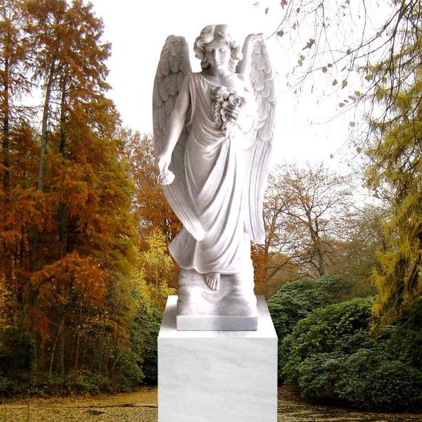 Stilvoller Marmor Engel für Einzelgrab - Saranda