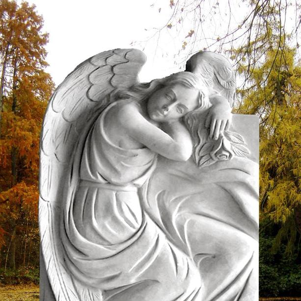 Marmor Grabstein mit Engel online kaufen - Arabella